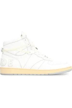 Rhude Sneakers, male, , Size: 11 US Vintage Leather High-Top Sneakers