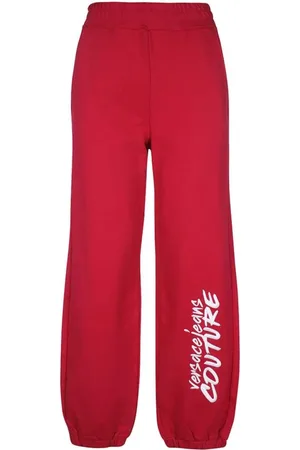 VERSACE Sweatpants, female, , Size: XS Printed Cotton Sweatpants