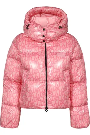 Duvetica Down Jackets, female, , Size: M Monogram Print Down Jacket