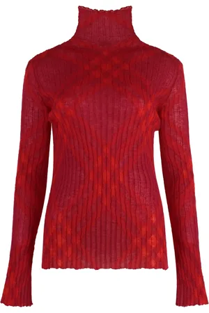 Burberry Turtlenecks, female, , Size: M Mohair Blend Pullover Sweater