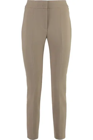PESERICO SIGN Slim-fit Trousers, female, , Size: 2XL Stretch Gabardine Cigarette Trousers