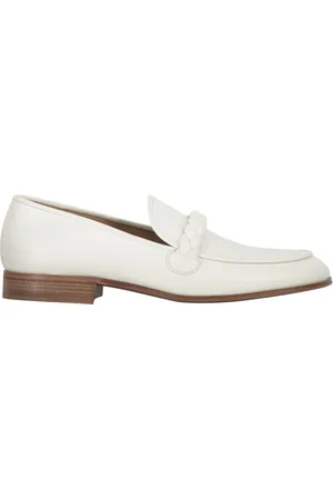 Gianvito Rossi Loafers, male, , Size: 10 US Leather Loafers Almond Toe Style