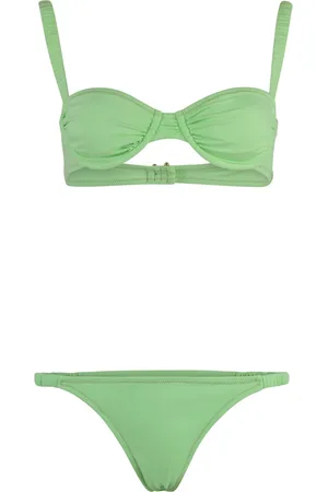 Reina Olga Bikinis, female, , Size: M Contrast Stitch Bikini Set