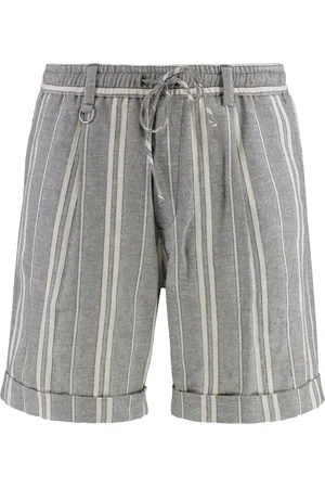 Paolo Pecora Casual Shorts, male, , Size: L Striped Bermuda Shorts
