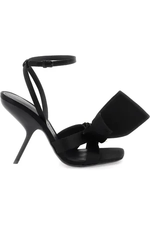 Salvatore Ferragamo High Heel Sandals, female, , Size: 8 1/2 US Sandals with Asymmetric Bow