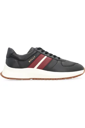 Bally Sneakers, male, , Size: 6 US Leather Low-Top Sneakers with Vibram Sole
