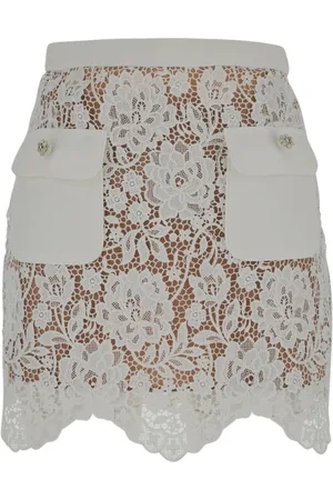 Self-Portrait Short Skirts, female, , Size: 2XS Cord Laced Mini Skirt
