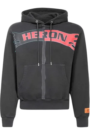 Heron Preston Hoodies, male, , Size: XL Printed Cotton Hoodie
