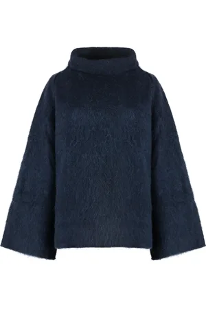 Malo Turtlenecks, female, , Size: M Bell Sleeves Wool Blend Turtleneck Sweater
