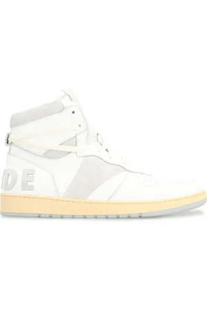 Rhude Sneakers, male, , Size: 8 US Vintage Leather High-Top Sneakers