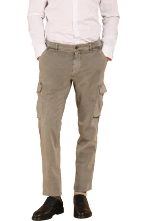 Masons Straight Trousers, male, , Size: XL Chile Cargo Pants in Gabardine