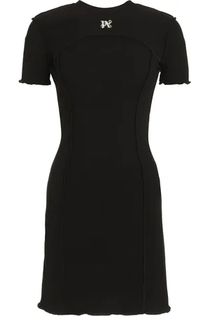 Palm Angels Short Dresses, female, , Size: S Jersey Mini Dress