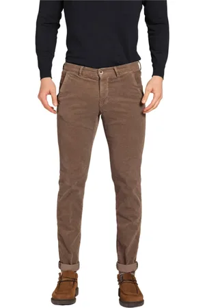 Masons Chinos, male, , Size: 3XL Slim Fit Velvet Chino Pants