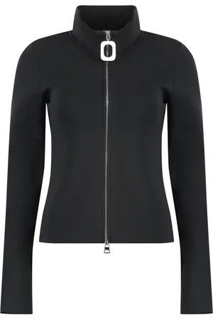 J.W.Anderson Cardigans, female, , Size: S Ribbed Collar Zip Cardigan