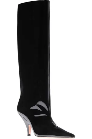 Bally Over-knee Boots, female, , Size: 8 US Pointy Toe Patent Leather Boots