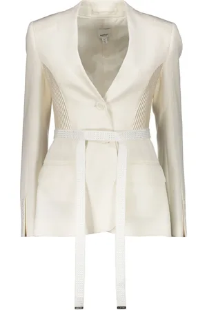 Burberry Blazers, female, , Size: 2XS Structured Two-Button Blazer