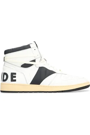 Rhude Sneakers, male, , Size: 7 US Vintage Leather High-Top Sneakers