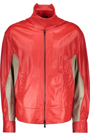 FERRARI Light Jackets, male, , Size: XL Bomber Jacket with Knit Inserts