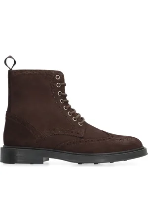 Bruno Magli Lace-up Boots, male, , Size: 7 US Classic Leather Lace-up Boots