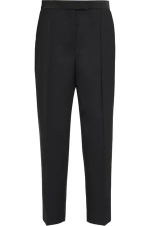 HUGO BOSS Straight Trousers, female, , Size: L Tailored Trousers with Back Pockets