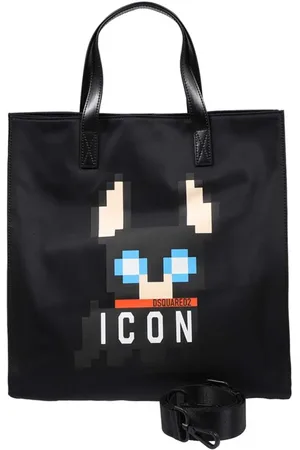 Dsquared2 Tote Bags, male, , Size: ONE SIZE Printed Nylon Tote Bag