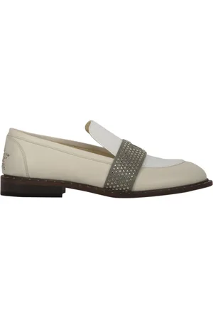 LORENA ANTONIAZZI Loafers, female, , Size: 9 US Studded Leather Loafers