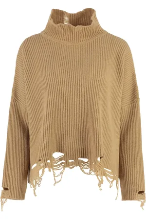 Pinko Turtlenecks, female, , Size: S Ribbed Knit Turtleneck Sweater