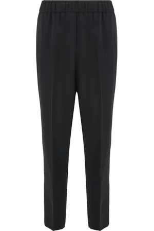 PESERICO SIGN Slim-fit Trousers, female, , Size: M Elegant Viscose Trousers with Pockets