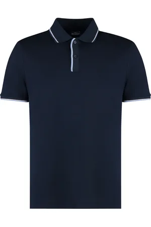 Paul & Shark Polo Shirts, male, , Size: L Cotton-Piqué Polo Shirt