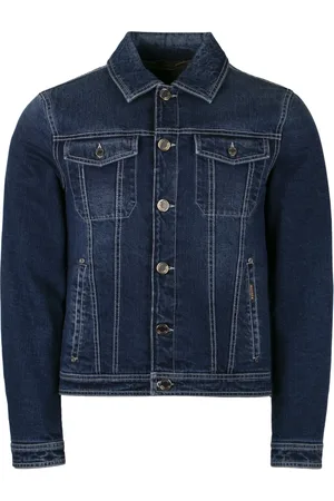 MOORER Denim Jackets, male, , Size: M Denim Goose Down Padded Jacket