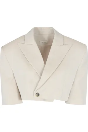 The Mannei Blazers, female, , Size: XS Lapel Collar Jacket with Padded Shoulders