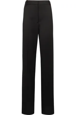 NILI LOTAN Straight Trousers, female, , Size: L Wool Trousers with Back Welt Pockets