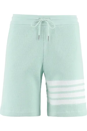 Thom Browne Short Shorts, female, , Size: XS Cotton Shorts with Tricolor and Striped Detail
