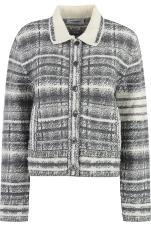 Thom Browne Cardigans, female, , Size: XS Classic Collar Cardigan