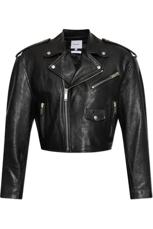 Halfboy Leather Jackets, female, , Size: S Cropped leather jacket