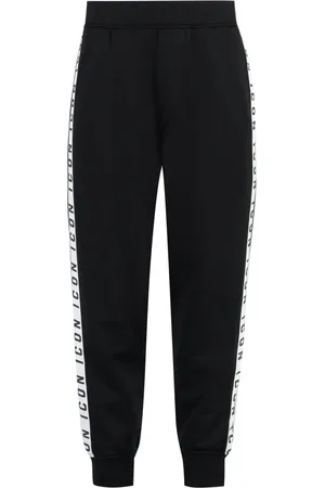 Dsquared2 Sweatpants, male, , Size: L Cotton Blend Jogging Trousers with Stripes