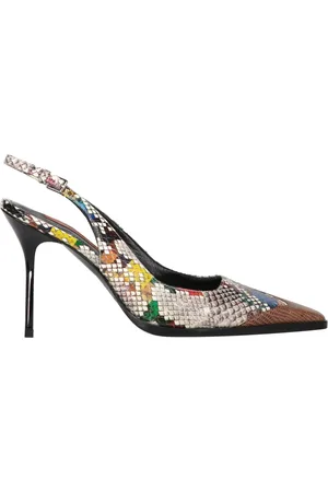 Missoni Pumps, female, , Size: 7 US Python Print Slingback Stiletto Heels
