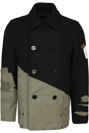 Paul & Shark Double-Breasted Coats, male, , Size: XL Double-Breasted Wool Blend Coat