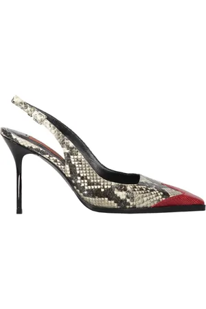 Missoni Pumps, female, , Size: 7 US Python Print Slingback Stiletto Heels
