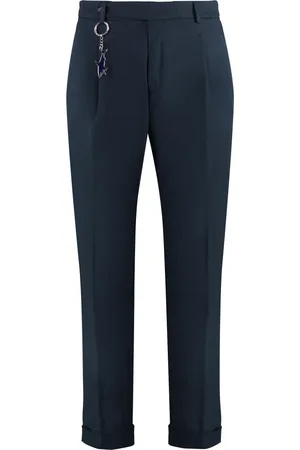 Paul & Shark Straight Trousers, male, , Size: L Charm Cotton Trousers with Pockets
