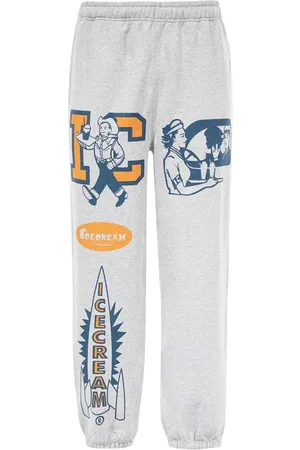 ICECREAM Sweatpants, male, , Size: XL Printed Cotton Track Pants