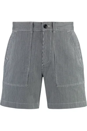Woolrich Casual Shorts, male, , Size: W31 Striped Cotton Bermuda Shorts