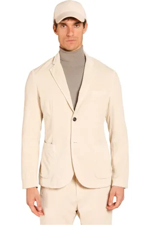 Masons Blazers, male, , Size: XL Velvet Striped Blazer Regular Fit