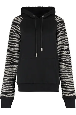 Retrofete Hoodies, female, , Size: M Rhinestone Appliqué Cotton Sweatshirt