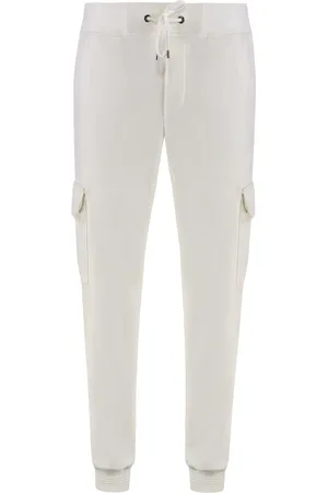 MOORER Sweatpants, male, , Size: L Wool Sweatpants with Pockets and Cuffs