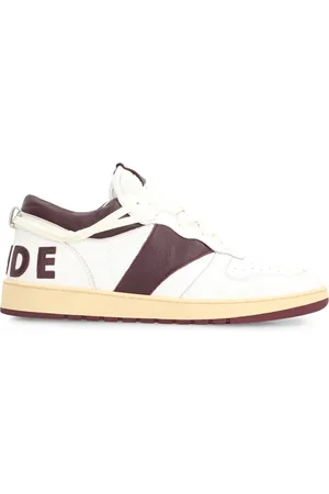 Rhude Sneakers, male, , Size: 11 US Vintage Leather Low-Top Sneakers
