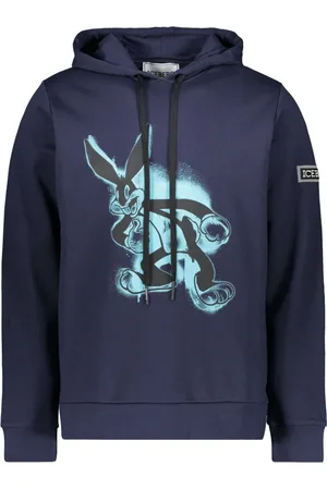 Iceberg Hoodies, male, , Size: S Maxi Print Hoodie