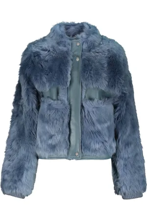 LORENA ANTONIAZZI Faux Fur & Shearling Jackets, female, , Size: S Shearling Jacket with Leather Inserts