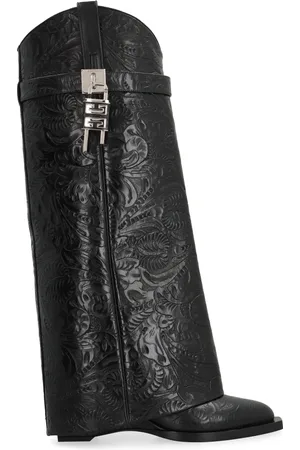 Givenchy Cowboy Boots, female, , Size: 12 US Pointy Toe Cowboy Leather Boots