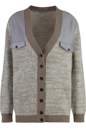 Malo Cashmere Knitwear, female, , Size: XS Cashmere Cardigan with Front Flap Pockets